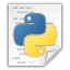 python, text icon