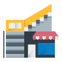 market, shopping svg vector icon
