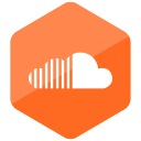 colored, hexagon, high quality, media, social, social media, soundcloud svg vector icon