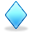 blue, diamond icon