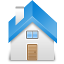 house,blue,home,building icon