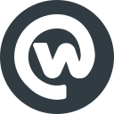 logo, media, social, workplace svg vector icon