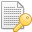 administrative, docs, key icon