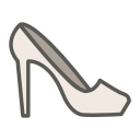 fashion, footwear, high heels, high-heeled, pump, shoes, women svg vector icon