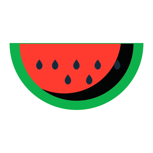 Watermelon svg vector icon