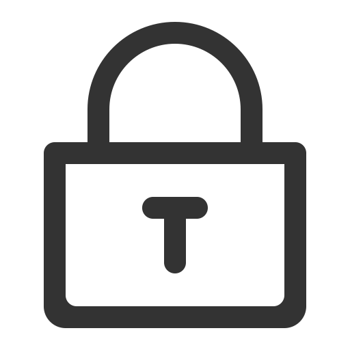 Lock svg vector icon