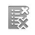 black,list,cross icon