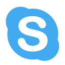 logo, network, skype, skype svg vector icon