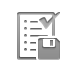 white,list,diskette icon