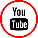media, online, social, youtube svg vector icon