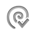 spiral,checkmark icon