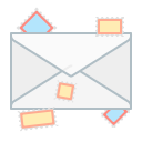 communication, envelope, mail, message, send svg vector icon
