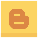 blogger svg vector icon