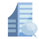 company,speech,bubble icon