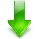 arrow,down,descend,download,fall,decrease,descending icon