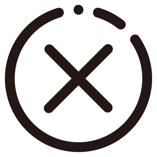 Delete svg vector icon