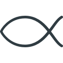 christian, fish, fisherman, jesus svg vector icon