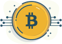 bitcoin, coin, crypto, cryptocurrencies, cryptocurrency svg vector icon