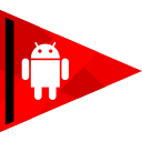 android, media, online, social svg vector icon