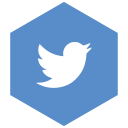 blue, twitter svg vector icon