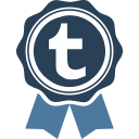 tumblr svg vector icon