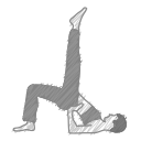 body, exercise, fitness, health, meditation, pose, yoga svg vector icon