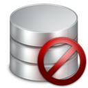 database, delete icon