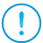 basic, blue, circle, exclamation icon