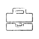 bag, briefcase, finance, financial, suitcase svg vector icon