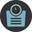 weight,flat,six,revision icon