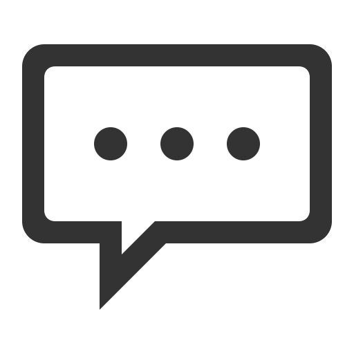 Operation Comments svg vector icon