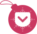 ball, christmas, pocket svg vector icon