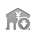 bank,yen,down icon