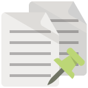 document,push,pin icon