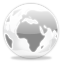 glass, globe icon