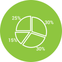 chart, graph, pie chart svg vector icon