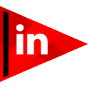 in, linked, media, online, social svg vector icon