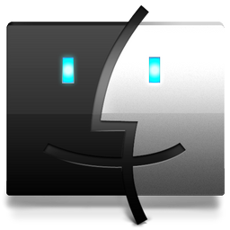 finder,black icon