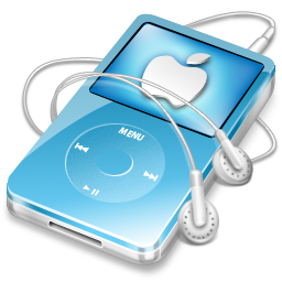ipod,video,blue,apple icon