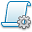 script,gear icon
