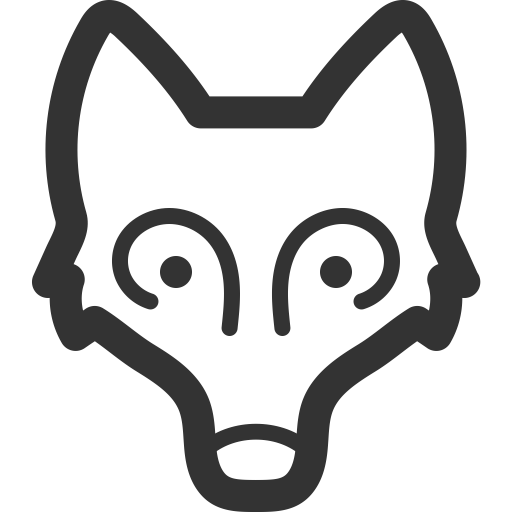 Wolf svg vector icon