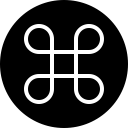 apple, circle, command, key, keyboard, modifier svg vector icon