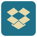 dropbox, media, social svg vector icon