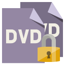 file,format,dvd,lock icon
