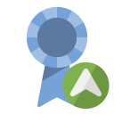 ribbon,ribbon up,up icon