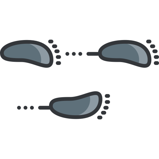 Footprint svg vector icon