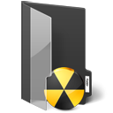 folder,burn icon