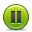 button, green, pause icon