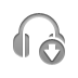 earphone,down icon
