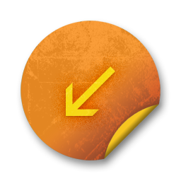 orange,grunge,sticker,badge icon